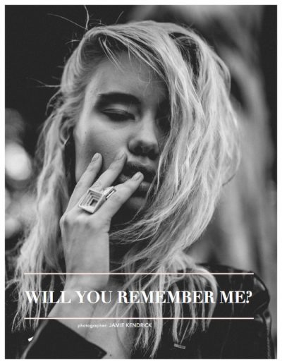 Will You Remember Me?